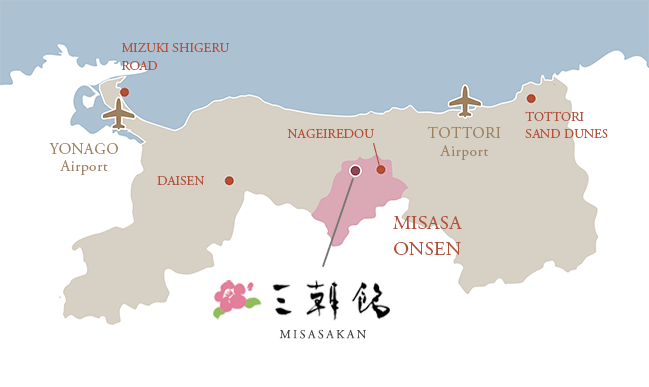 Tottori map