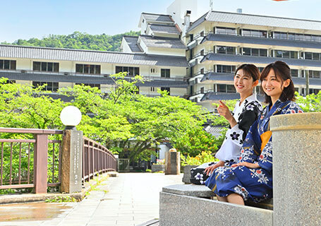 かじか橋の足湯