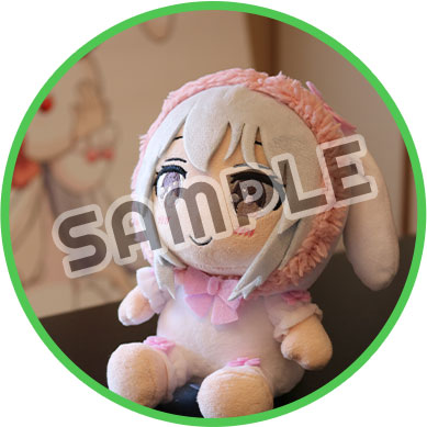 白うさぎ歌蓮ちゃんぬいぐるみ